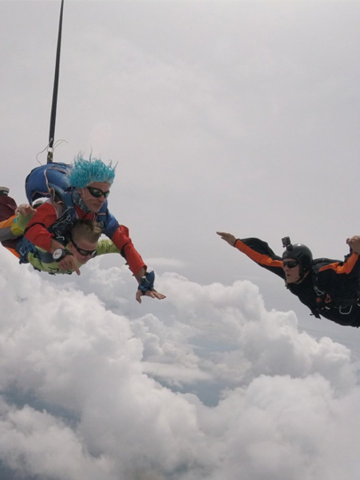 Tandemugrás dupla külső kamerával